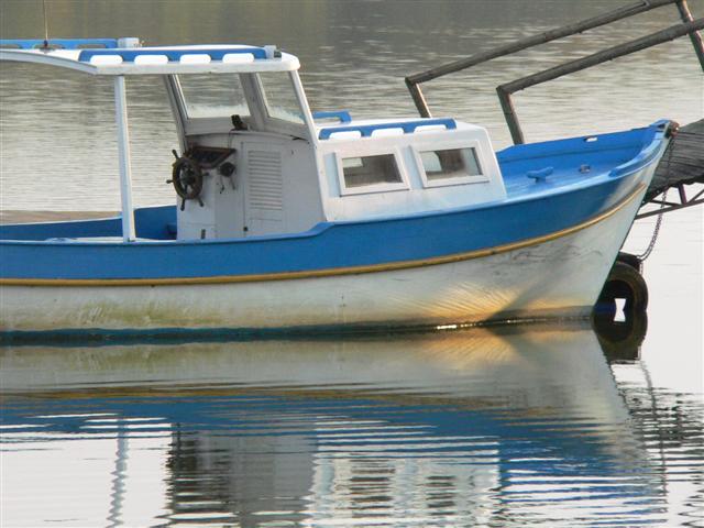 Boat on lake