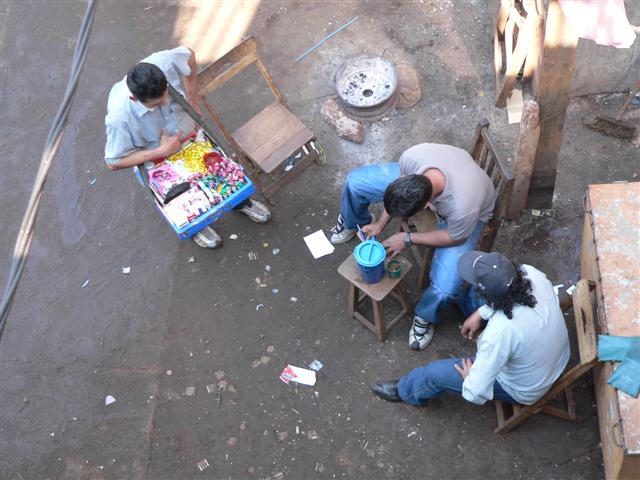 Transaction between three people
