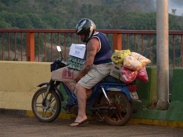 Overloaded Motorcycle