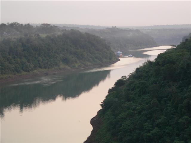 River between countries