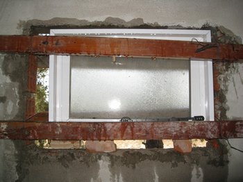 Putting in the window