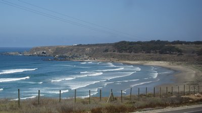 First beaches north of Santiago