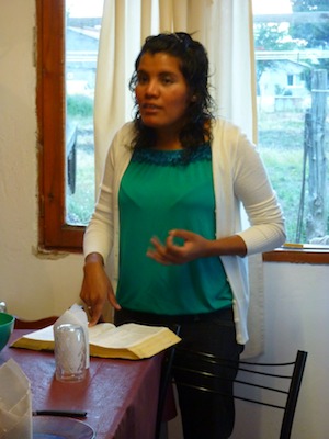 Patricia sharing a word from God for the new year.