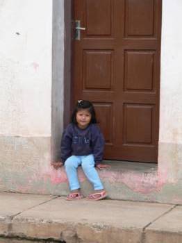 Girl in doorway