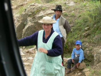 Family hailing bus