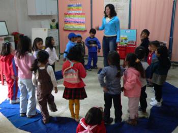 teaching in a group