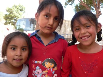 three young girls