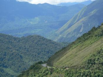 Road through the hills