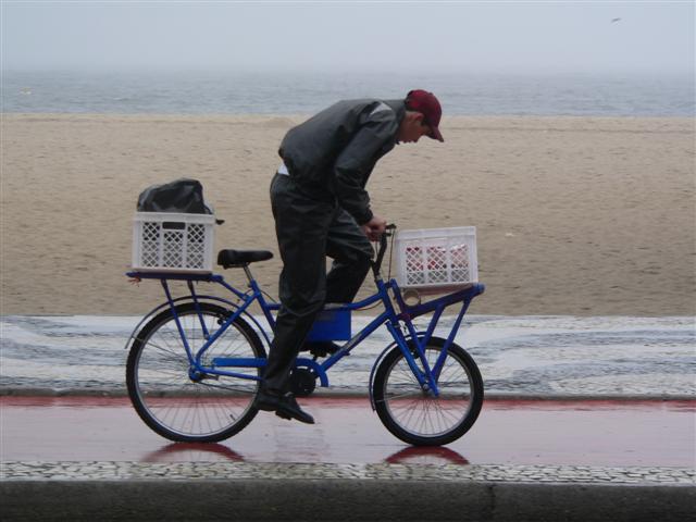 Bicycle in the rain