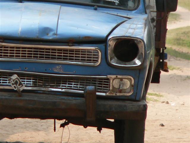 Old blue truck