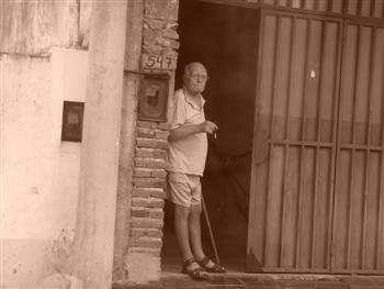 old man smoking
