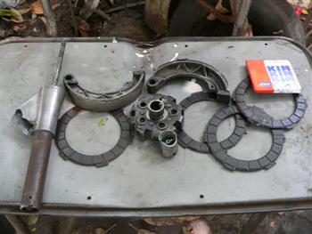 Some of the replaced parts