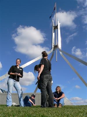 on top of parliament house