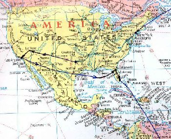 Map of North America