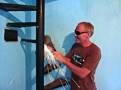 Cleaning up the weld