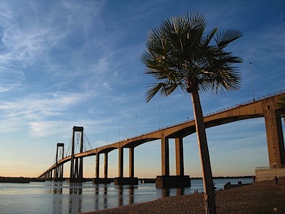 The famous bridge between Corrientes and Chaco states