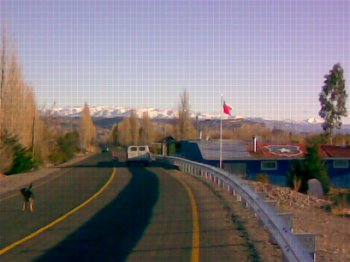 The Chile border post