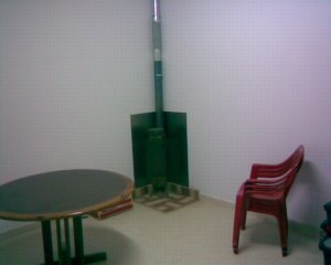 COP Inside looking toward the wood heater