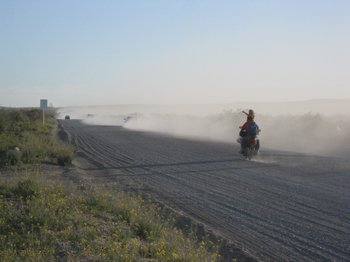 Dusty roads
