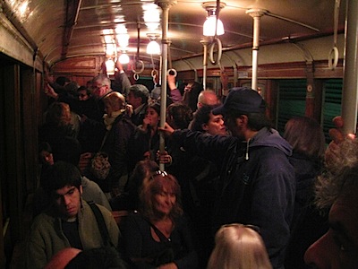 A relatively quiet day on the train