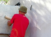 Finally painting the Prayer House