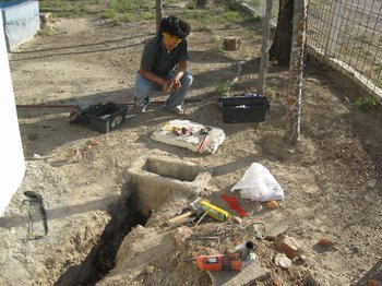 Connecting to the mains water supply