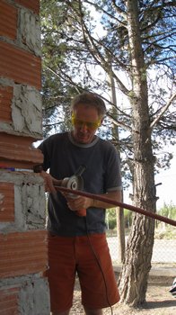 Cutting the waterpipes