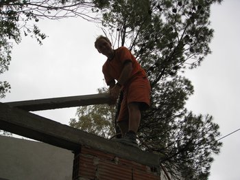 Placing the beams