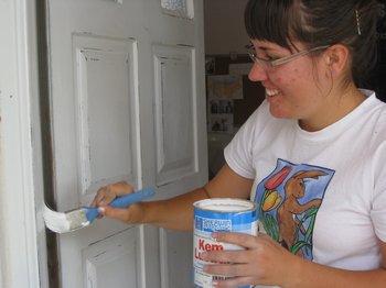 Vicky painting