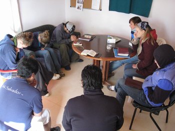 Praying group