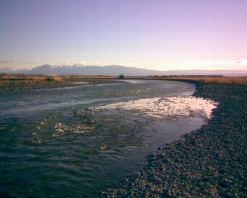 Part of the river crossing