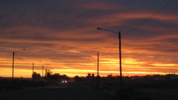 Sunset on the way home